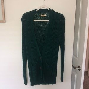 Forest Green Long Sweater
